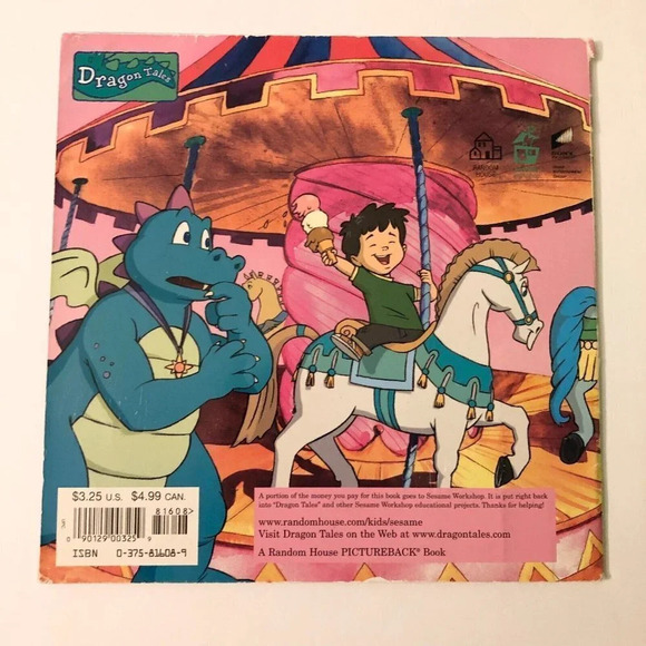 2002 Dragon Tales Too  Much Fun Random House Pictureback Book - Picture 2 of 16